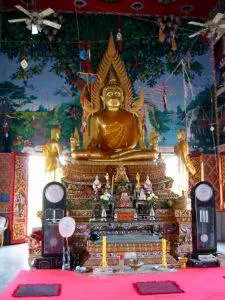 Thailändischer Tempel Ruhestätte für eine Meditation