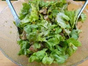 salat mit chanpignons